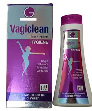 Vagiclean Expert Intimate Hygiene Liquid Wash with Tea Tree Oil, pH 3.5, 100ml pack of-1