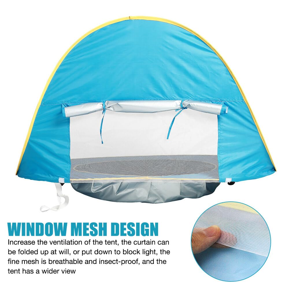 Tente Moustiquaire Bébé Pliant Matelas et Oreiller Moustiquaire Tente