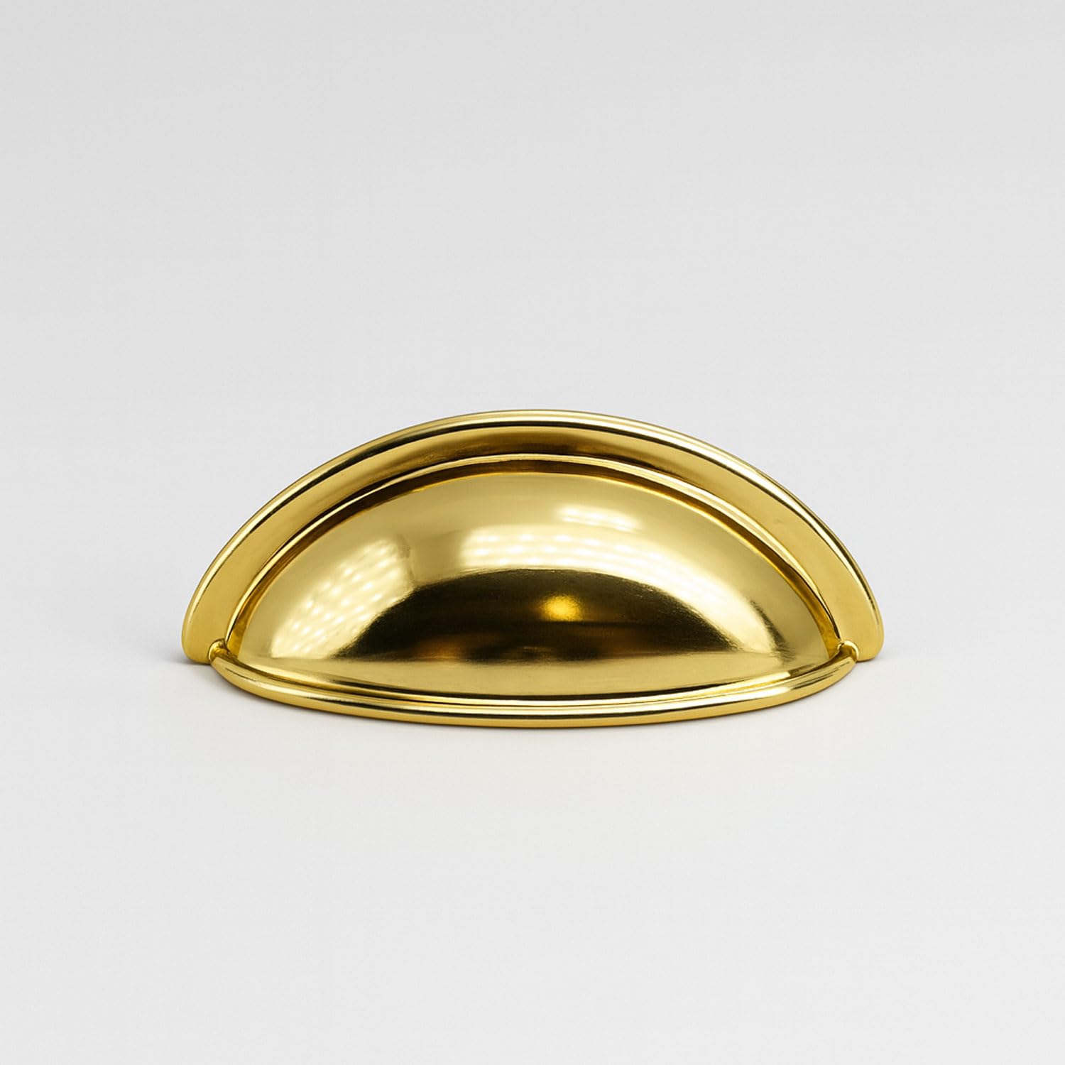 Çanak Kulp 64 mm Gold Altın Renk Metal Mobilya Çekmece Dolap Kapak Kulpu Modern Mutfak Kulpları