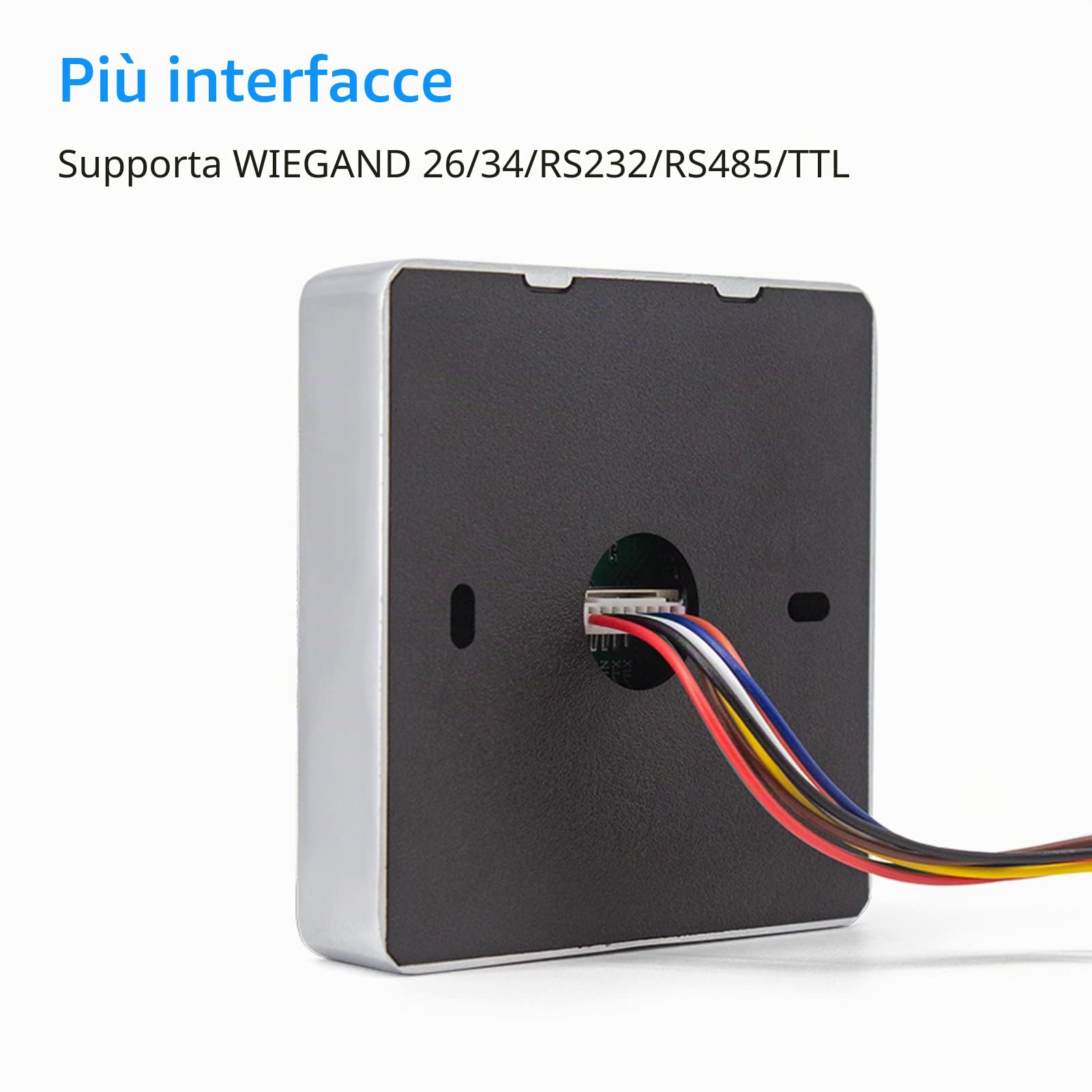 Irfora Embedded 1D 2D Barcode Scanner QR Codice a Barre Lettore di Schede RFID Connessione Wiegand Autoinduzione per Cancello Biglietti Controllo Schermo Mobile