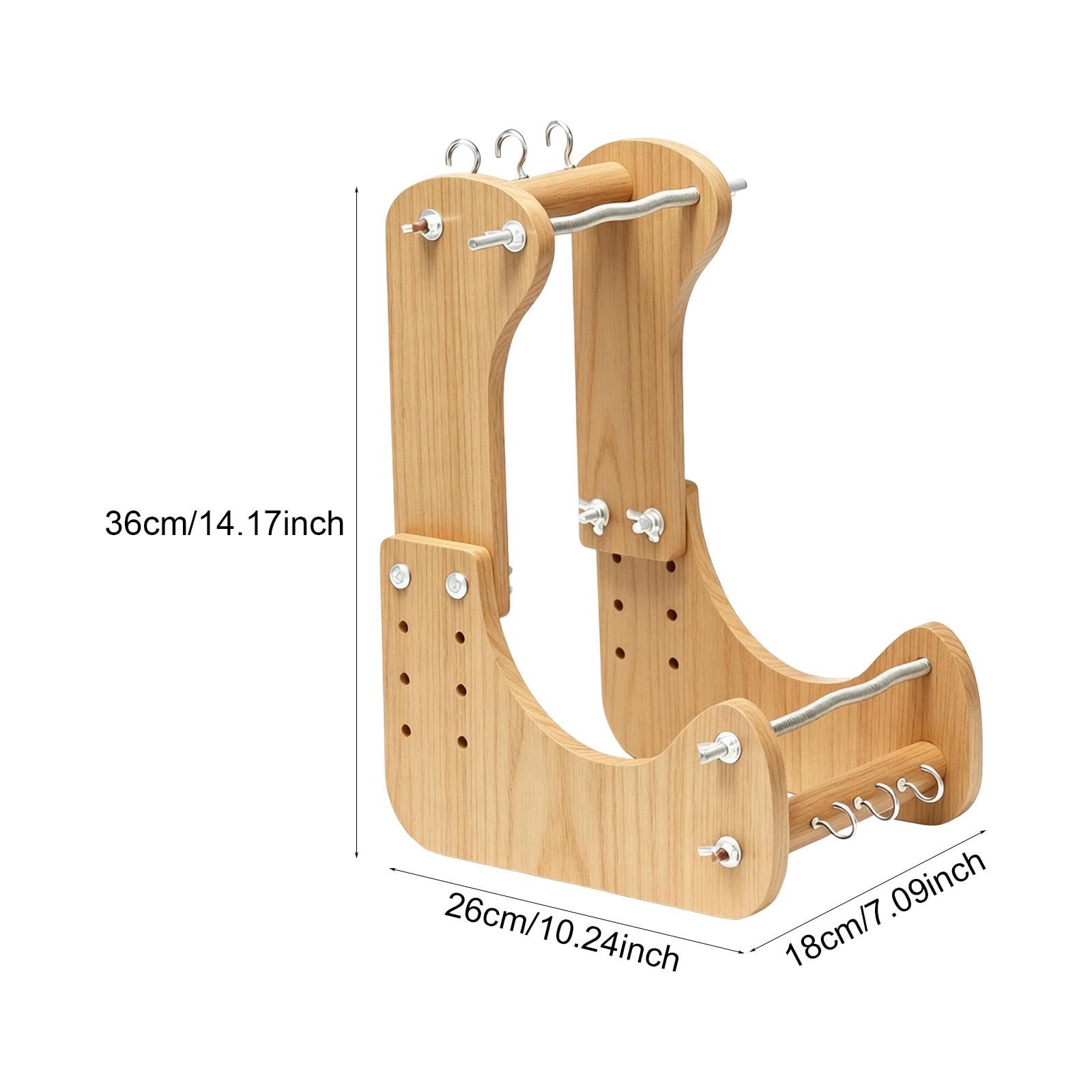 Métier à Tisser Perles en Bois, 4 Largeurs Réglable, Support Tissage Vertical ou Plat, Machine à Tricoter Perles à La Main, Outil de Création de Bijoux, Outil Manuel pour Débutant ou Expert