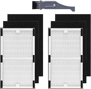 I clean Replacement Idylis Air Purifier Filters C,2 HEPA Filters&4 Carbon Filters set Compatible with Idylis Air Purifiers IAP-10-200, IAP-10-280, Model # IAF-H-100C