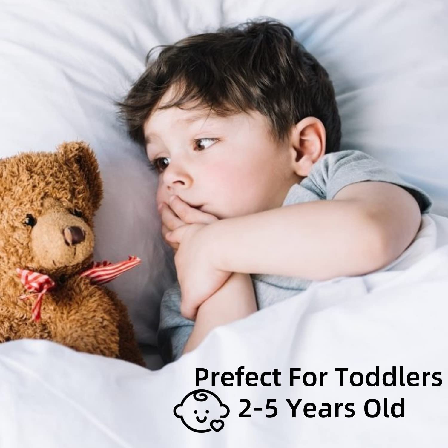 Baby Pillow Best Pillow For A Year Old Toddler Bed Pillow 2-Pack