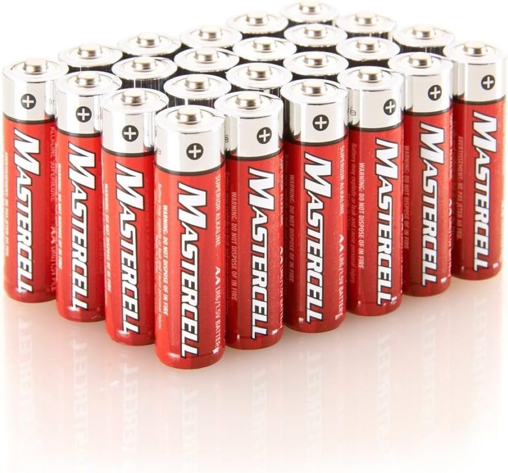 Dorcy 41-1631 Mastercell Alkaline AA Batteries (Pack of 24)