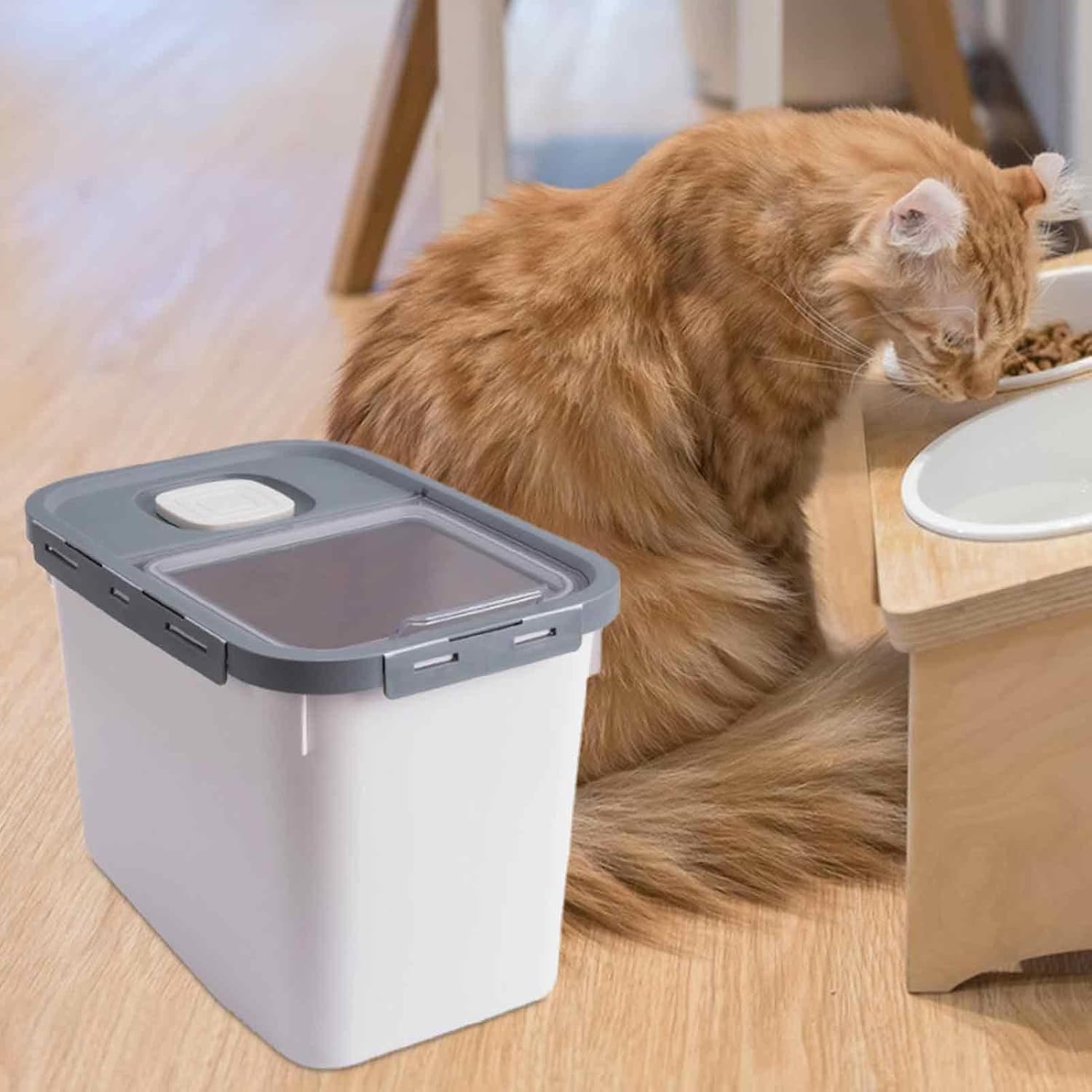 Pet Food Storage Container | 22lb Food Container For Dog Dry - Pet, Moisture Proof Cat Containers Kitchen Rice Storage For