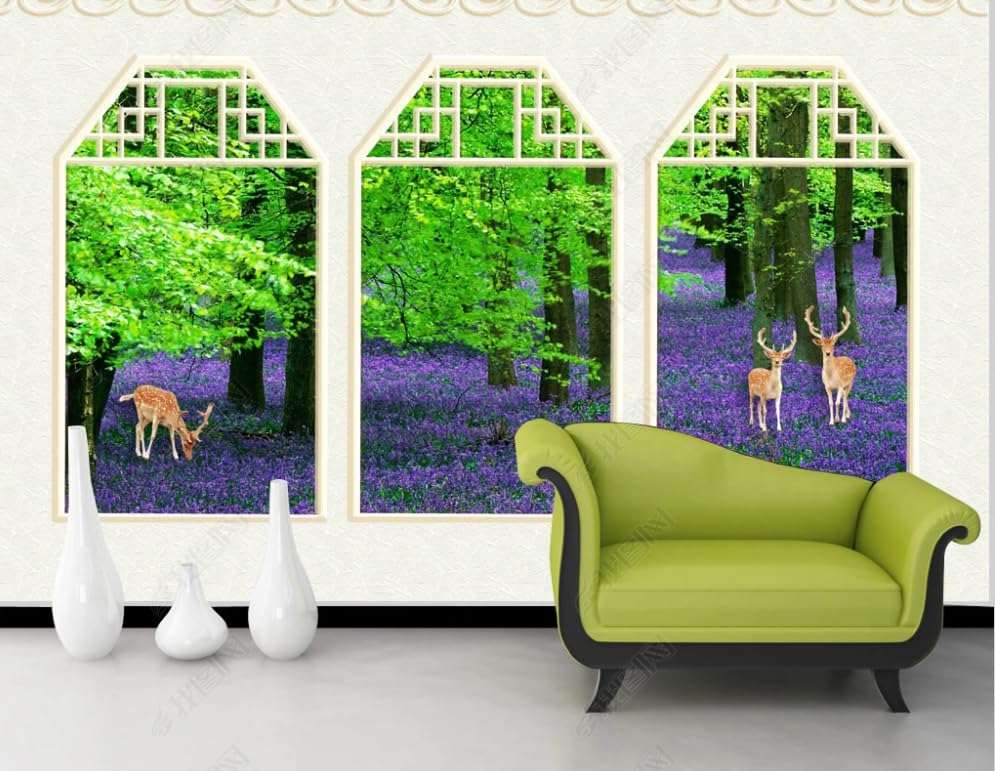 Papier peint intissé nordique grand format poster géant mural salon 200x140