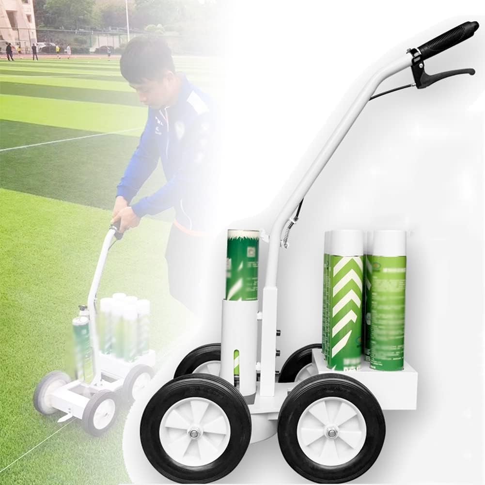 asdchZen Line Striping Machines Line Marking Applicator Road Surface Marking Machine Floor Marker Spray Paint Traffic Lane Marking Tools For Stadium,