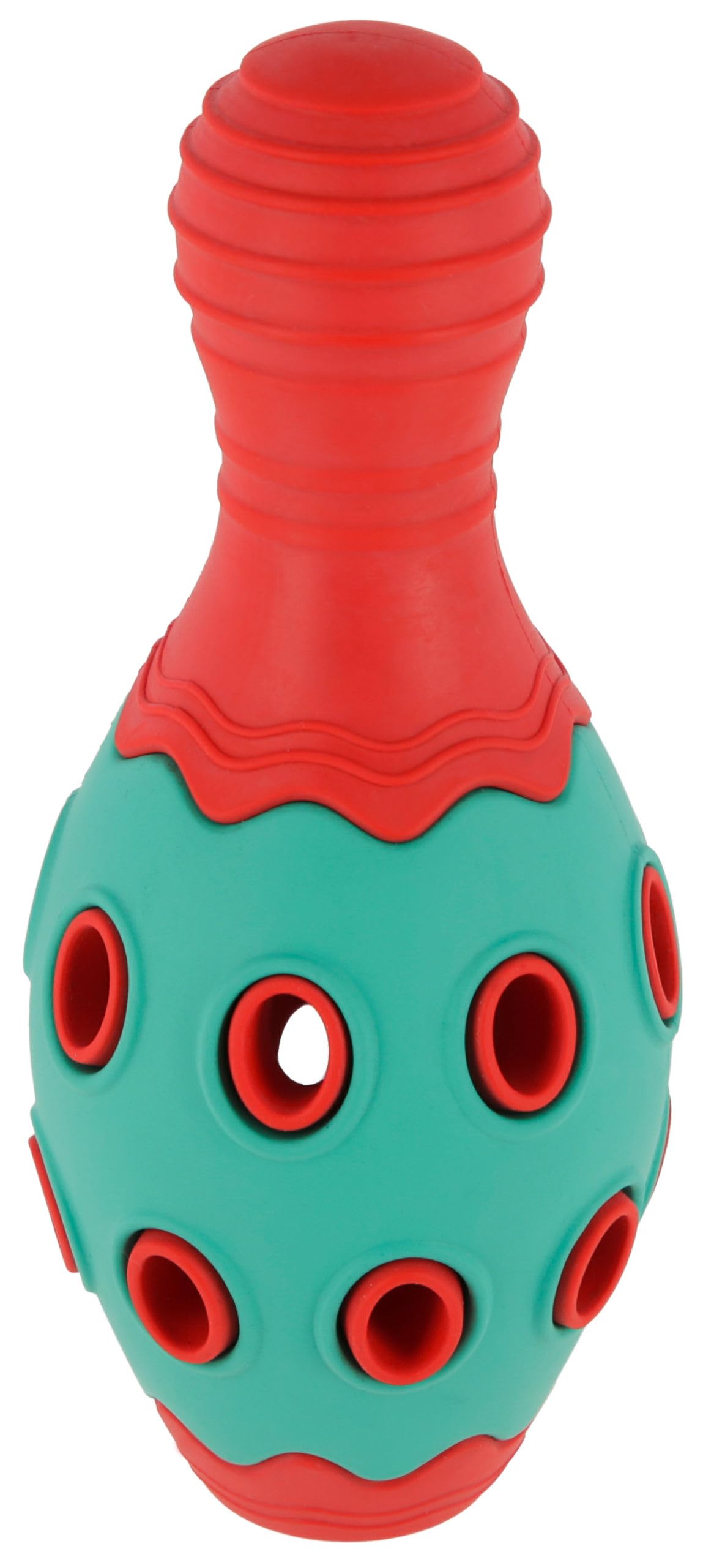 Kerbl Pet Cône ToyFastic rouge/turquoise, 15X6,5cm