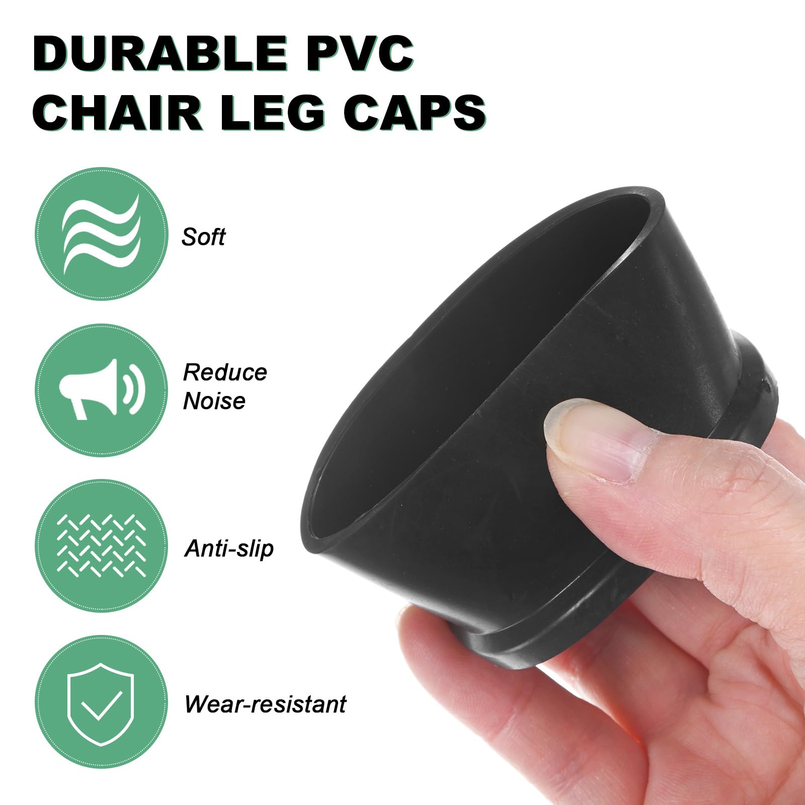 M METERXITY 4-Pack Chair Leg Caps - Image 2