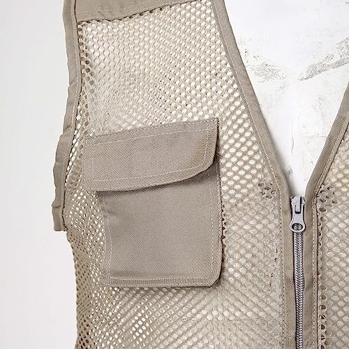 Men's Summer Lightweight Photography Fishing Pocket Vest for Outdoor Adventures and Casual Wear4