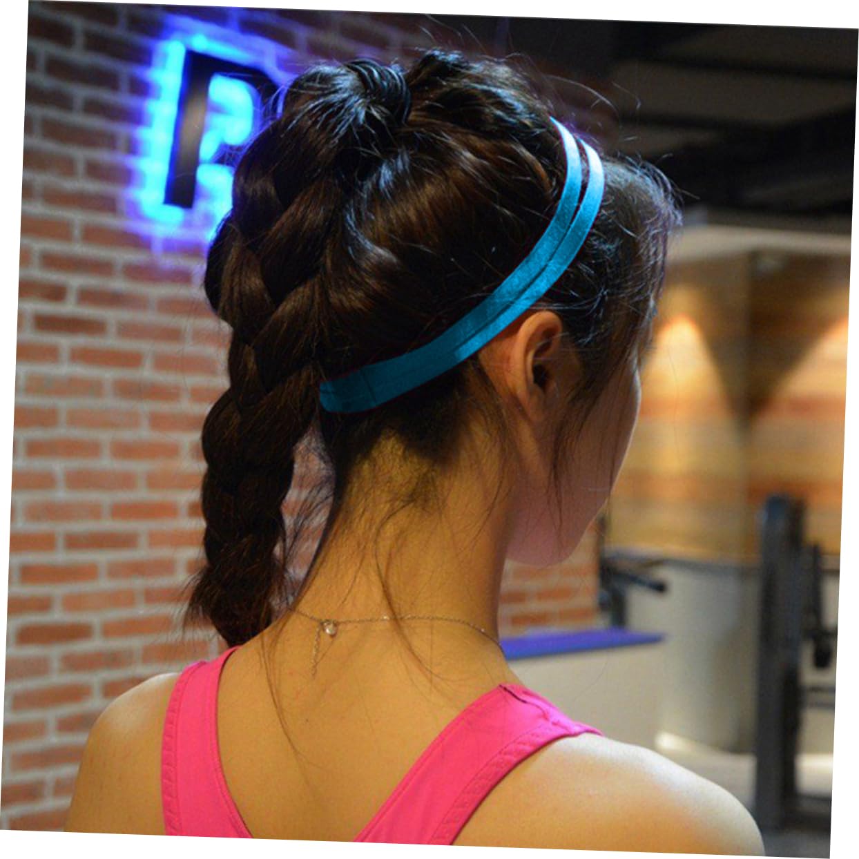 INOOMP 27pezzi Fasce Sportive Antiscivolo Per Corsa e Yoga Da Elastiche Accessori Per Allenamento Unisex Blu
