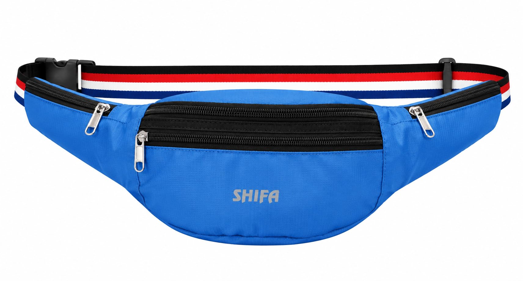 Stylish Multi Purpose Waist Bag for Men and Women Travel Fanny Pack | Lightweight Adjustable Belt Bag for Sports Hiking Running and Daily Commute Blue-image-43