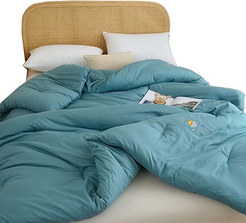 Vista 36 de YSUEFIJO Edredón para todas las estaciones, 79 x 91 pulgadas, edredón reversible de microfibra ligera, edredón alternativo acolchado suave, lavable