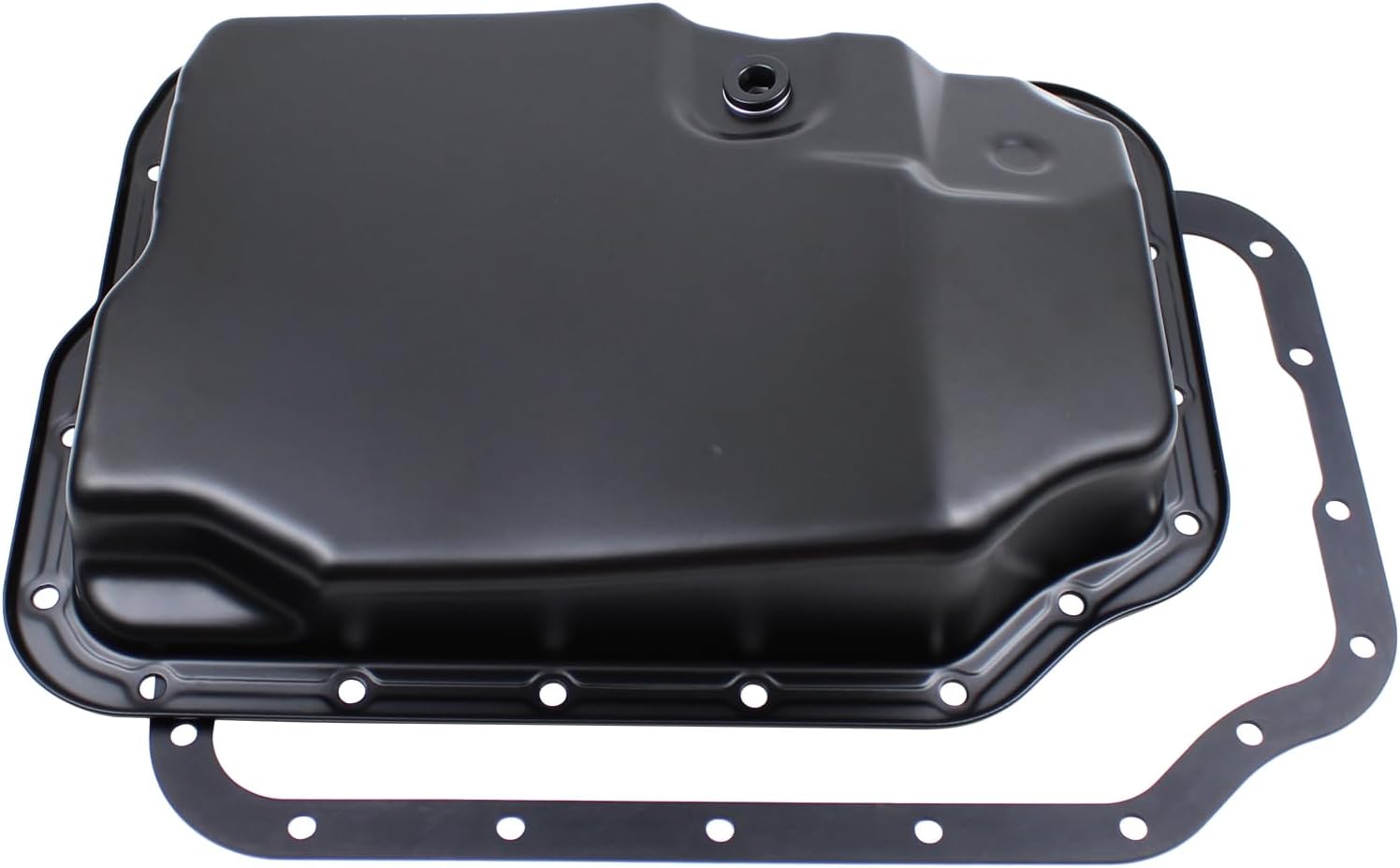 MOTOKU Transmission Oil Pan with Drain Plug & Gasket for Ford Transit Connect, Fusion, Focus & Mazda Protege, 3, 5, 6 - OEM Replacement