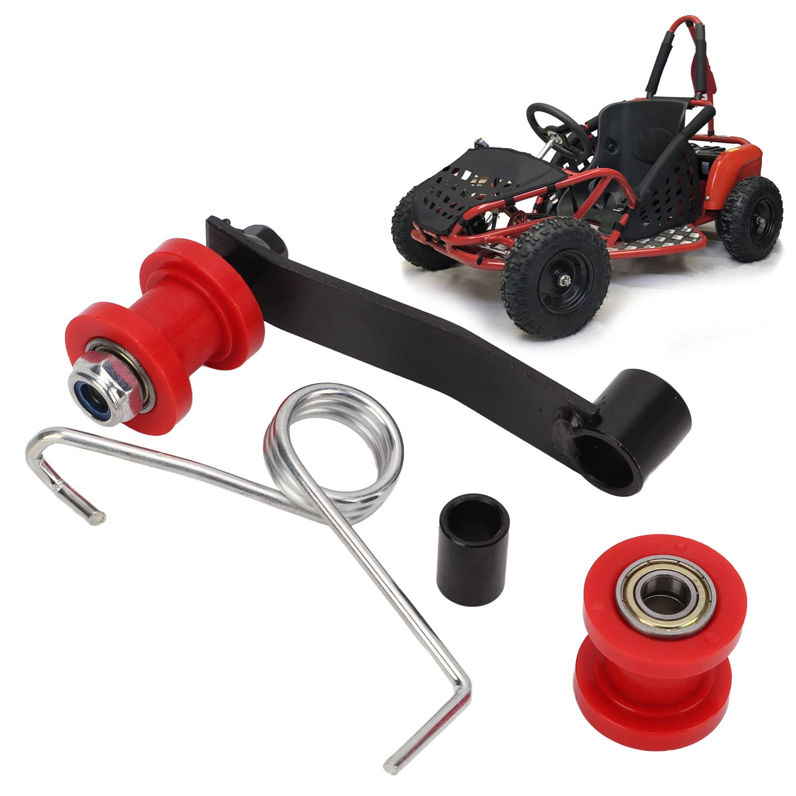 Galet Tendeur de Chaîne, Tendeur de Chaîne, Tendeur de Chaîne pour ATV Coolster Go Kart 110 125 150 200 250