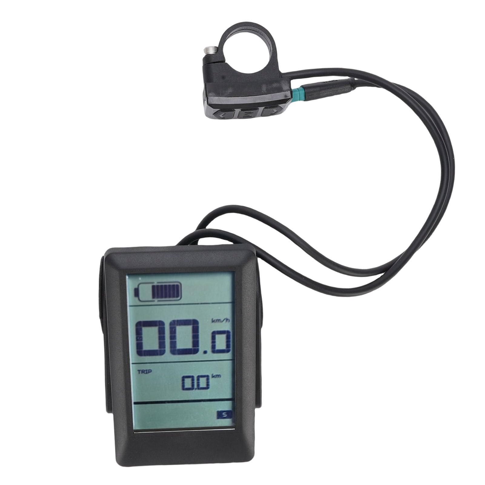 Misuratore Display LCD Retroilluminato per Bici Elettrica per Motori Mid Drive Costruzione Robusta Impermeabile per Appassionati di Ciclismo All'aperto Materiale PC