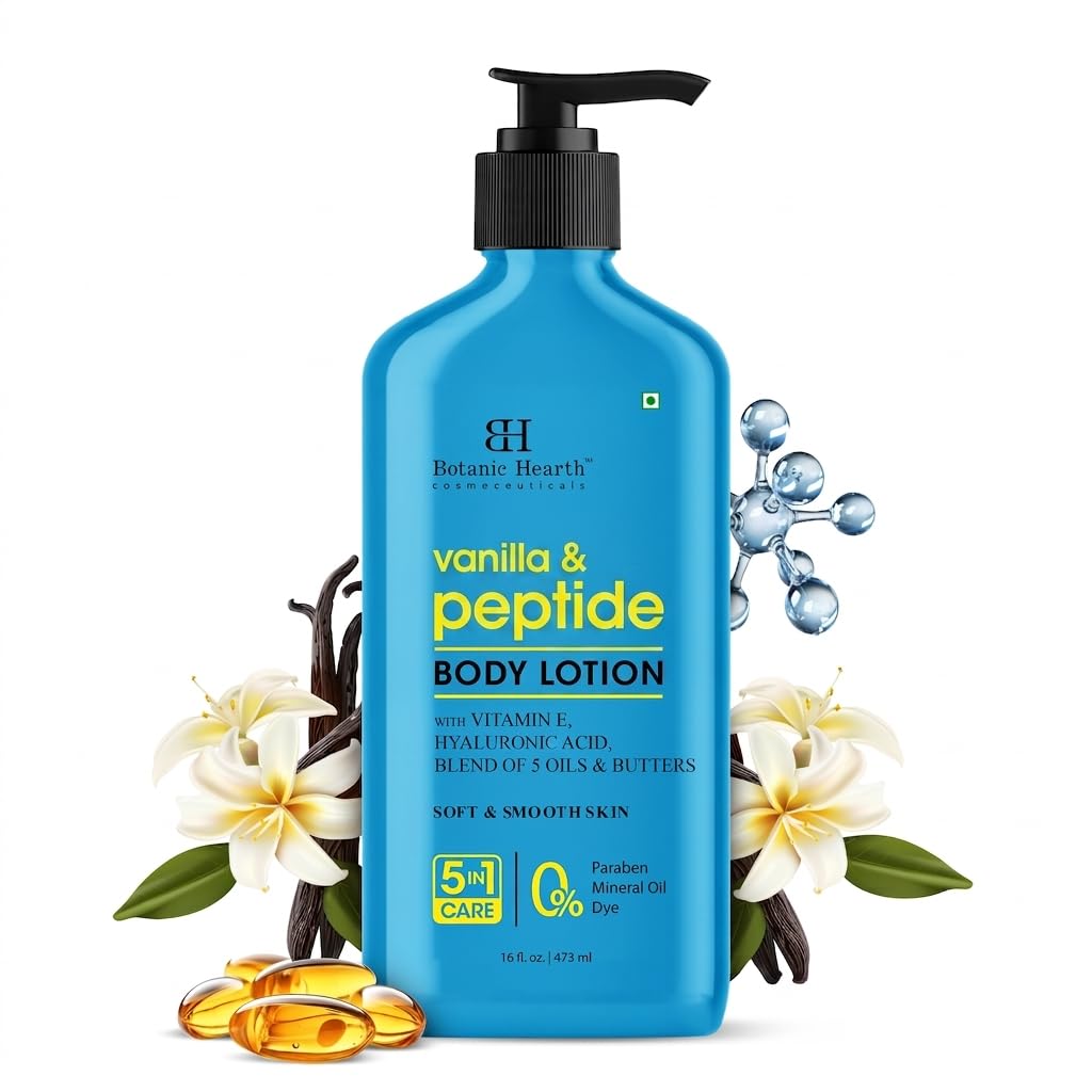 Amazon.com : Botanic Hearth Vanilla & Peptide Body Lotion - 16 fl