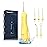 TOVENDOR Electric Water Dental Flosser Teeth Pick, Cordless Flossers Oral Irrigator IPX7 Waterproof 300ML Rechargeable Travel Water Teeth Cleaner with 5 Tips for Home Braces Care Gums Deep Cleaning