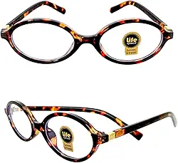 Armação Óculos sem Grau Feminino Oval em Acetato