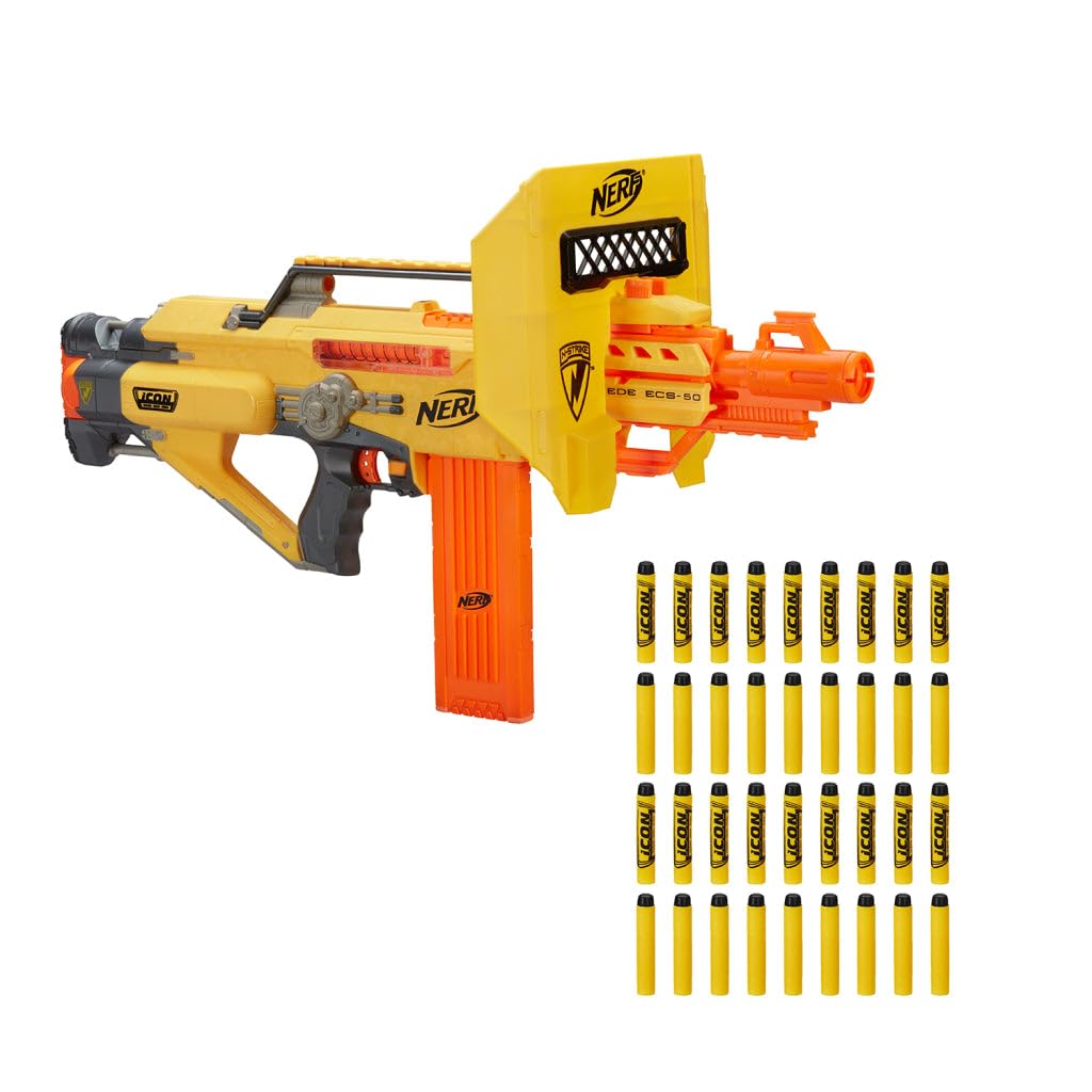 ナーフ　Nストライク　スタンピード STAMPEDE ECS Nerf Stampede ECS Dartblaster : Amazon.es: Juguetes y juegos