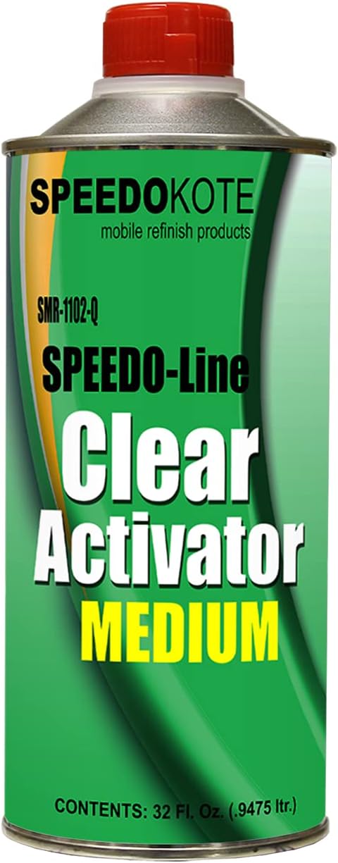 Speedokote Medium Speed Activator SMR-1102-Q (70-85 deg. F) use in Clear Coat, one quart