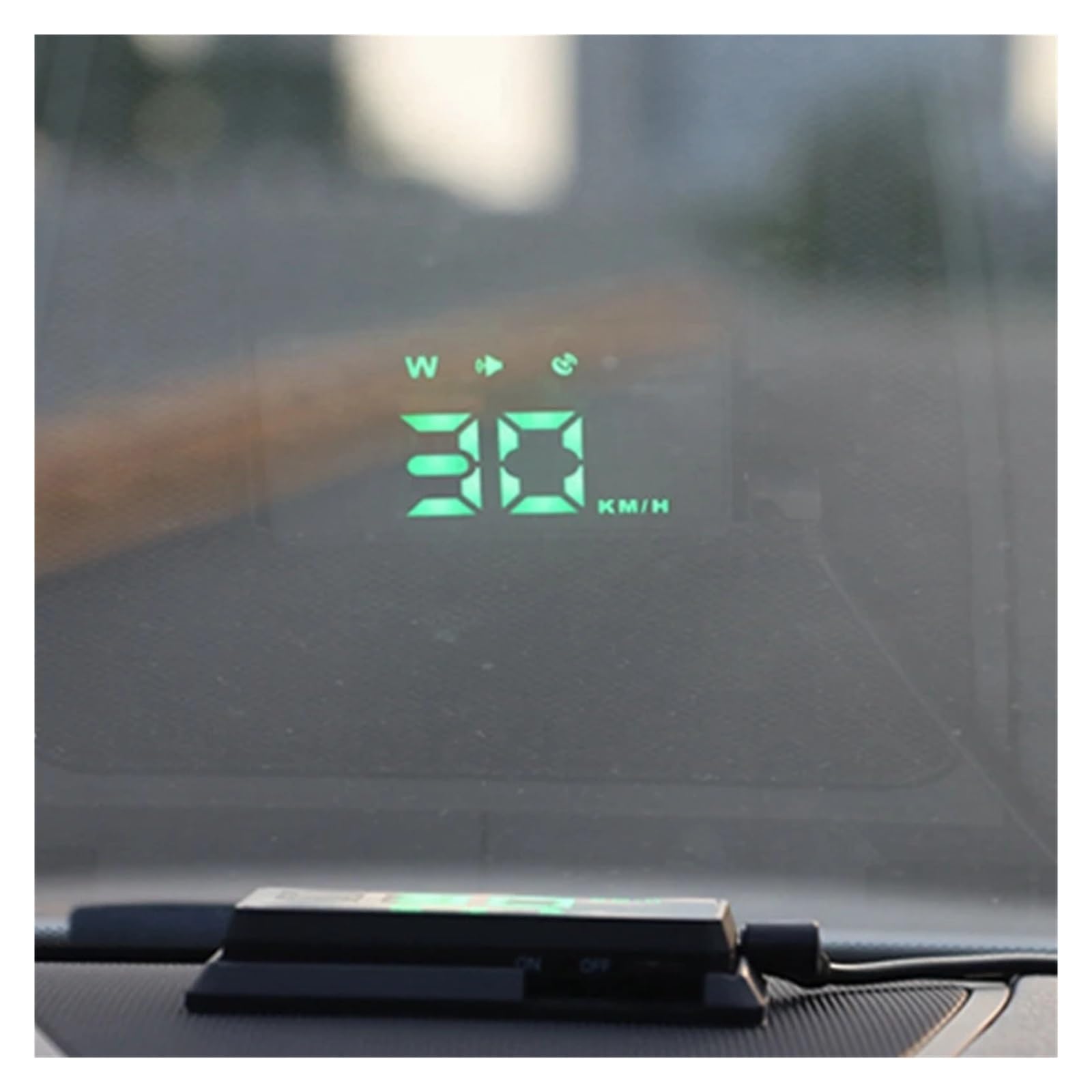 HUD Head Up Display GPS For Coche Velocímetro Parabrisas Proyector Universal Negro Adecuado For Todos Los Coches Camioneta Alerta De Velocidad