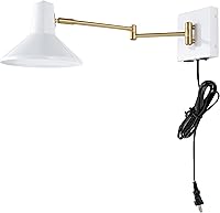 Vista 11 de JONATHAN Y JYL1302A Hygge - Brazo oscilante de 16 pulgadas, 1 luz moderna de hierro de mediados de siglo, puerto de carga USB, lámpara LED