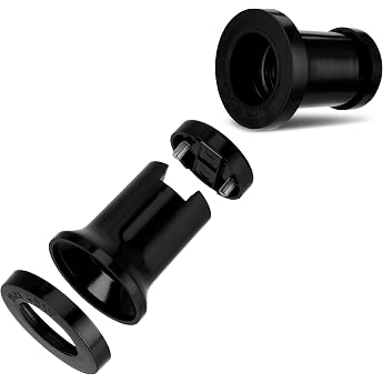 Light Fitting E 27 Pack of 2 Black