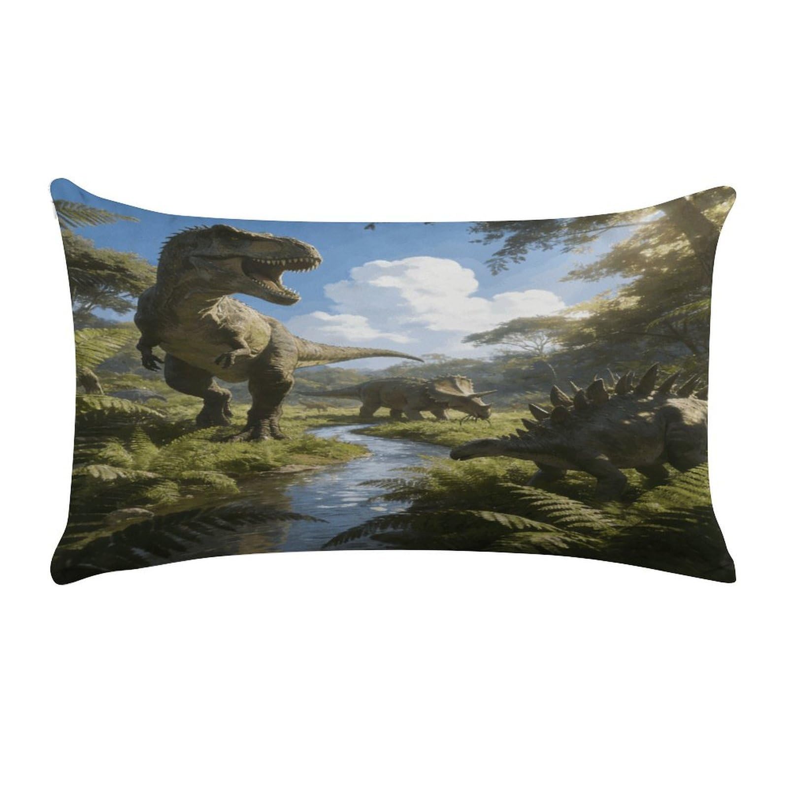 Fodpand Style River Valley Beast Pillow Cases Set Of 1 Extra Soft Pillow Protectors With Hidden Zipper Perfect For Hotels, Guest Rooms,Bedroom 12X20 Inches Pillows Not Included