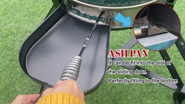 Kit de utensilios para cenizas compatible con Big Green Egg miniatura 7