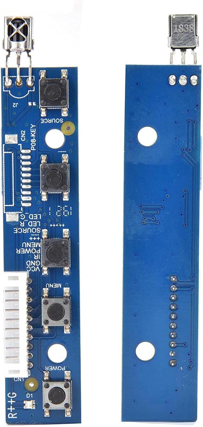 VGA LCD Controller Board, HDMI VGA 2AV Reversing Driver Board for 7inch AT070TN92 800x480 LCD Display, Computer Monitor Stands