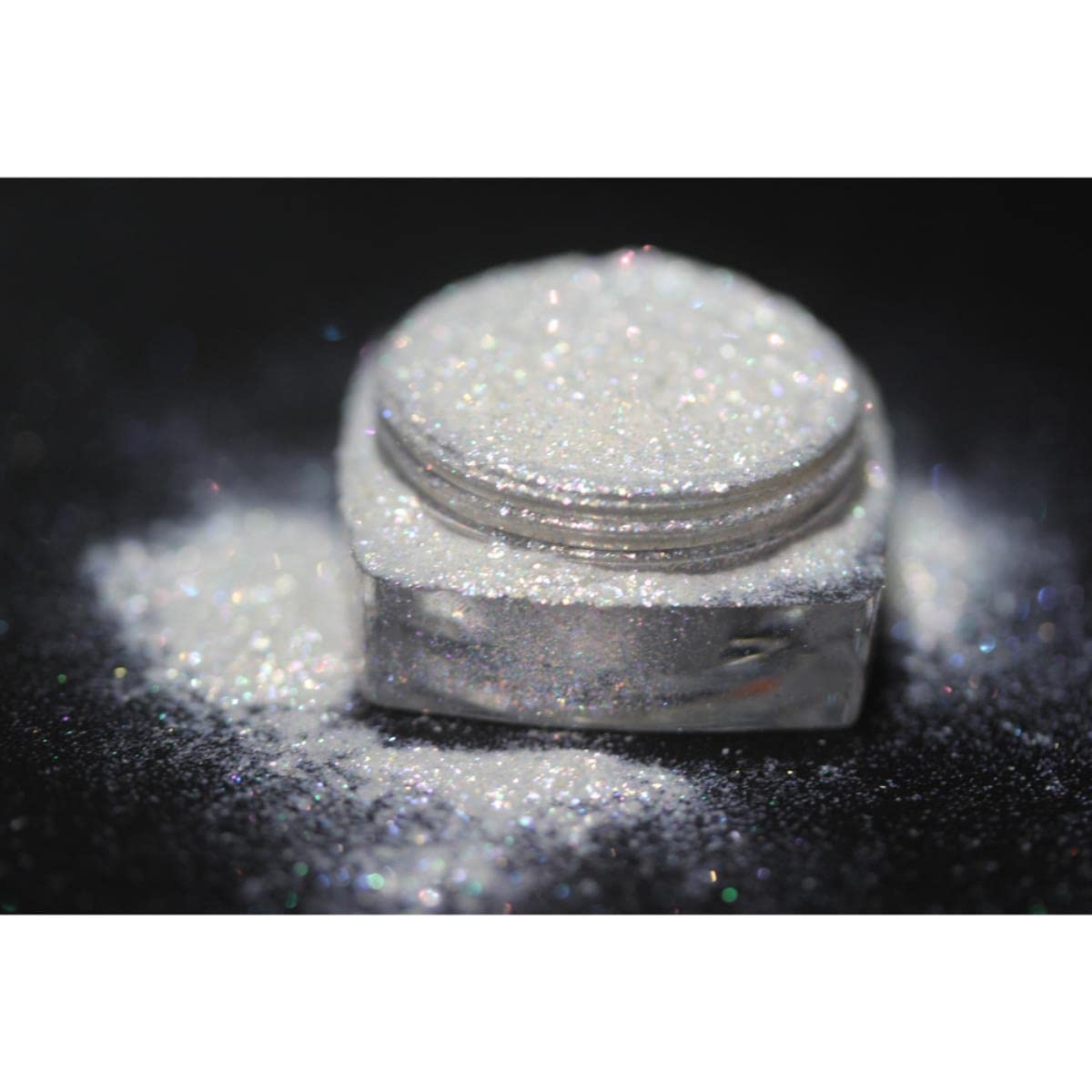 Colorful Reflect White Diamond für die Seifenherstellung, Nail Art, Lidschatten, Rouge, Epoxidharz, Farbstoff, Perle, kosmetische Qualität, 200 g