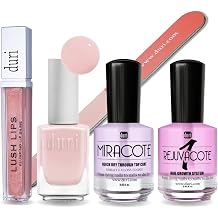 duri Nail Polish Gift Set, KIT109 Sweet Perfect Pink Nails & Lip Plumper Set, Gift Giving for a Holiday Sweet Perfect Pink Nails & Lip Plumper Set
