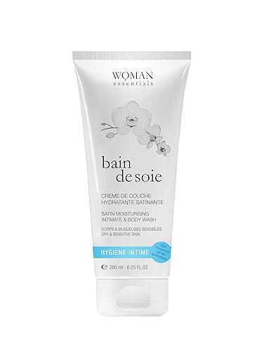 Bain de Soie - Jabón satinado hidratante 2 en 1 para el cuerpo diario y la higiene íntima, 6.8 fl oz