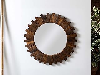 Comprar ESPEJO DEC. MADERA RECICLADA 80D. CMS. 80dx2,5 cms