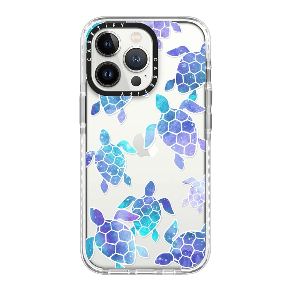 CASETiFY Impact Case for iPhone 13 Pro - Turtle Bay - Clear Frost