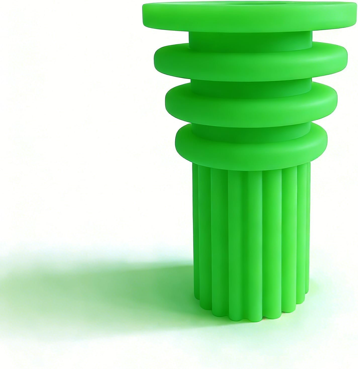 Cemetery Vase Rubber Inserts,Cemetery Flowers Holder Bracket for Grave Vase,Reusable Alternative to Messy Floral Foam Styrofoam Cones,Silicone Secure Flowers Holder for Headstone (2)