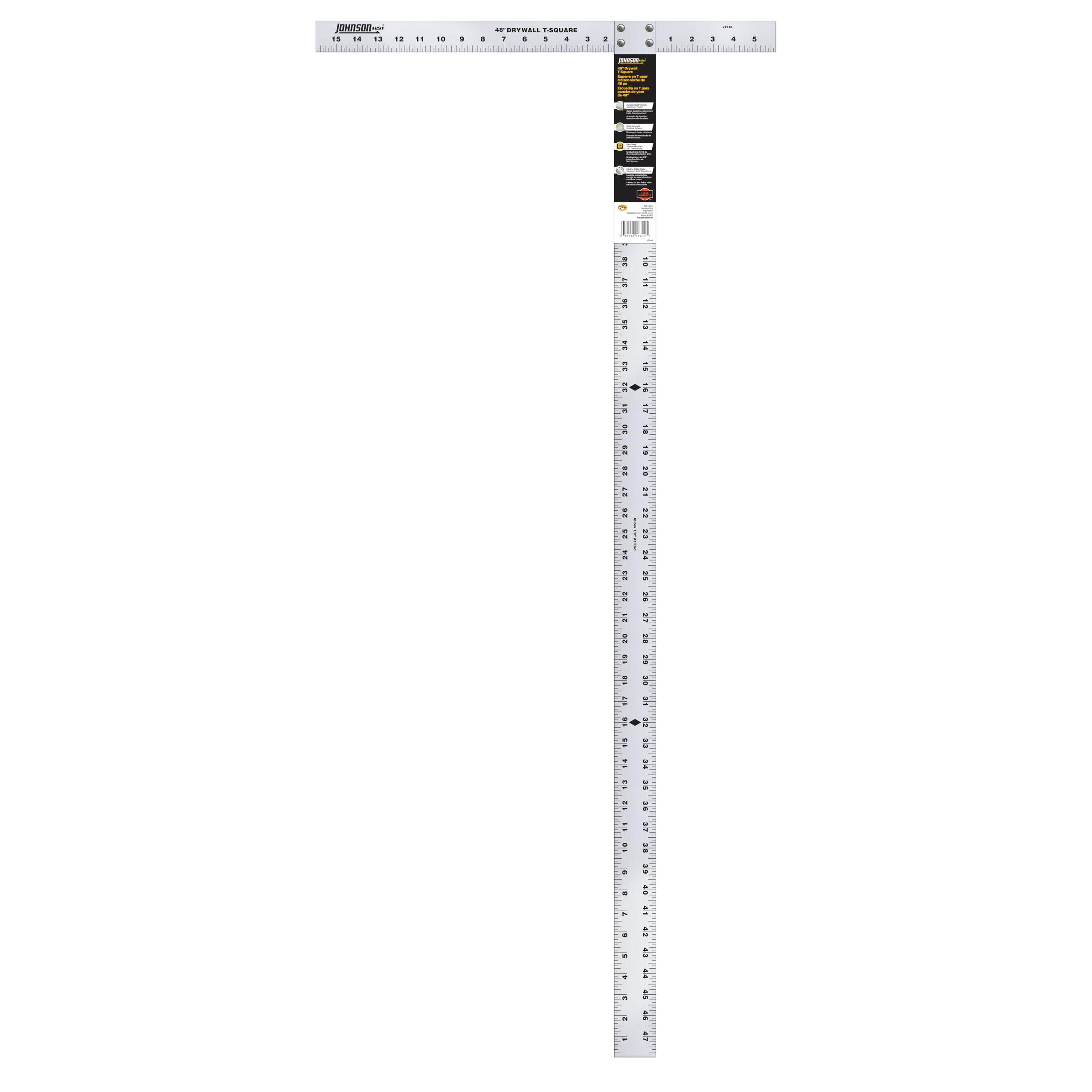 Johnson Level & Tool 48 Aluminum Drywall T-Square product thumbnail 4