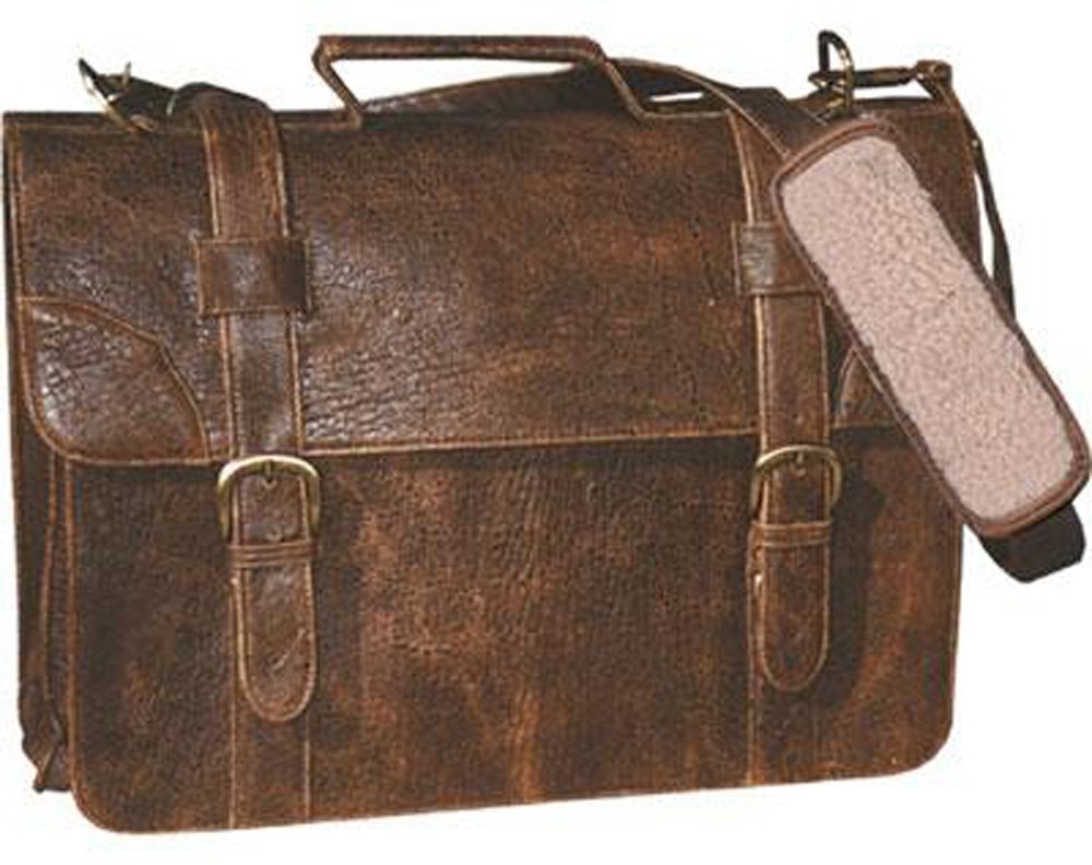 Scully Slip a tracolla in pelle marrone