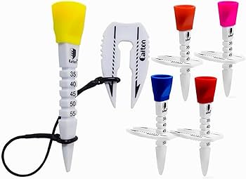 Amazon | TSUCIA ゴルフ ティー 5段高さ調整可能 ゴルフ