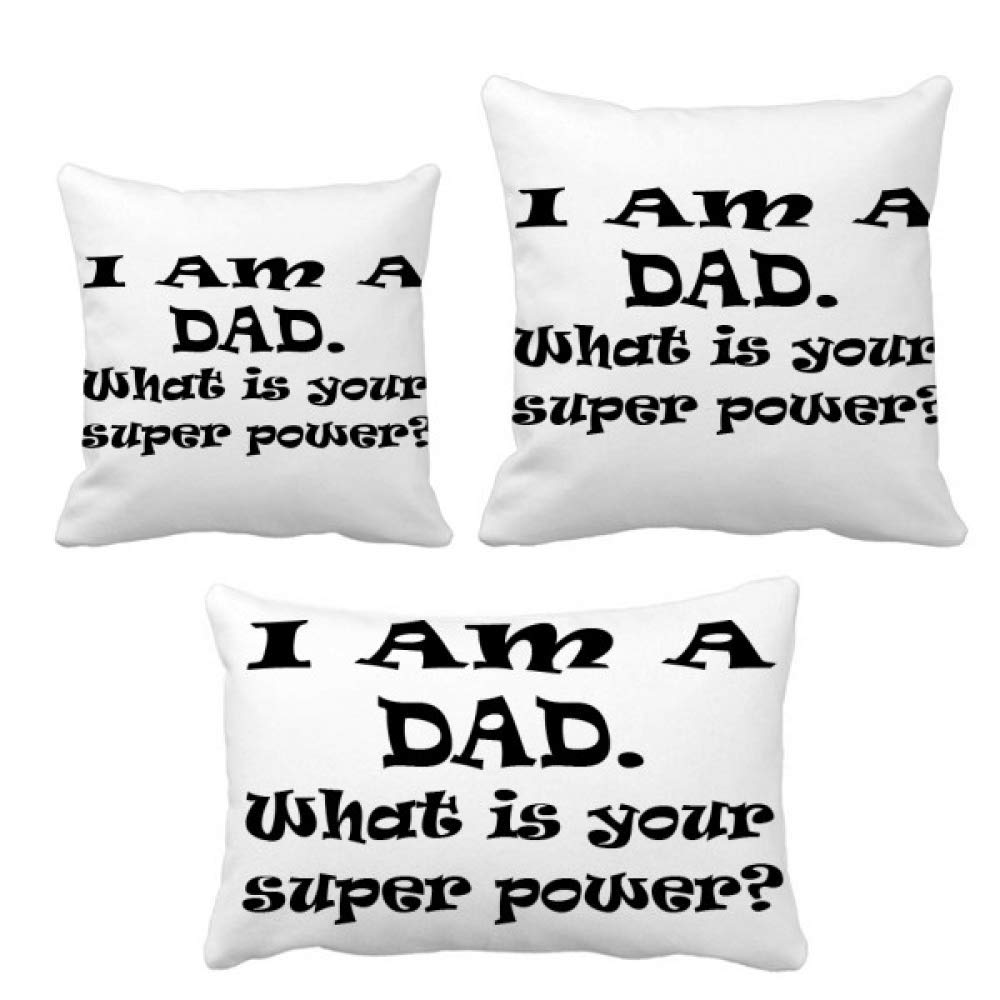 Coussin fête des pères avec message affectueux pour un papa formidable