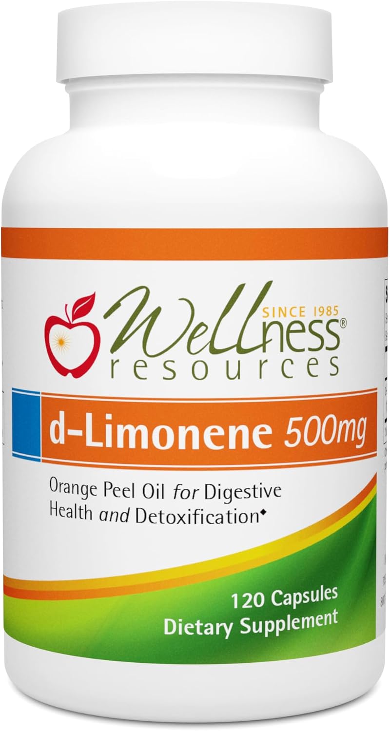 Amazon.com: Wellness Resources High Potency d-Limonene Capsules 500mg ...
