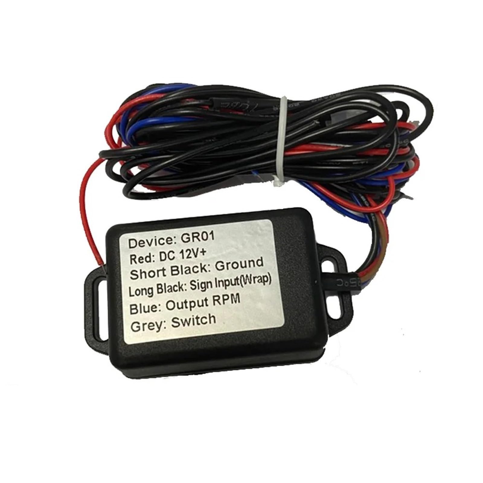 DR01 GR01 Czujnik obrotomierza Adapter sygnału obrotów tachometru pasujący do silników benzynowych Diesel 4 impulsy na rundę 12 V(GR01)
