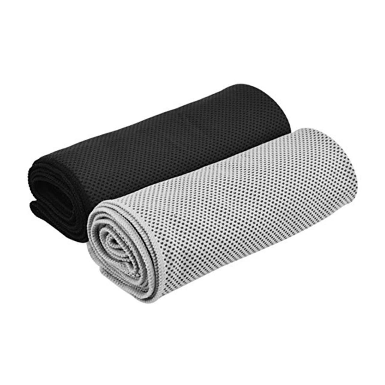 VICASKY Multi-use Cooling Towel for Camping Workout Instant Cold Towel for Neck Head Athlete's (Grey)