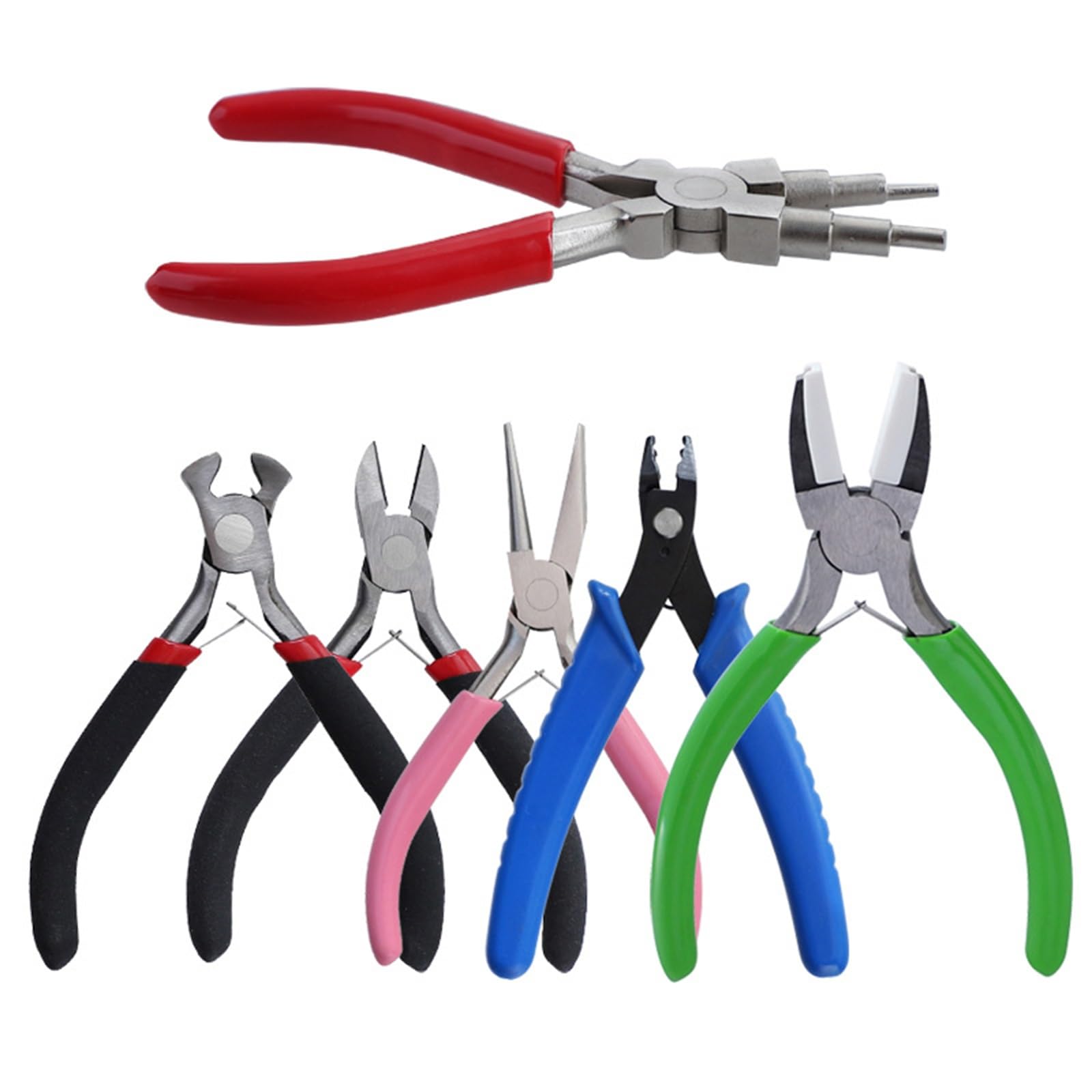 Jewelry Pliers Set,Hand Crimping Winding Tools,Supplies Repair/Cut Kits for Crafting Bracelet Beading DIY Craft Jewelry Making Supplies(G)