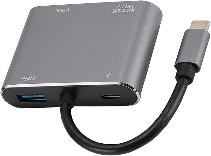 Hub USB Tipo C 4 en 1 con Salida HDMI y VGA miniatura 8
