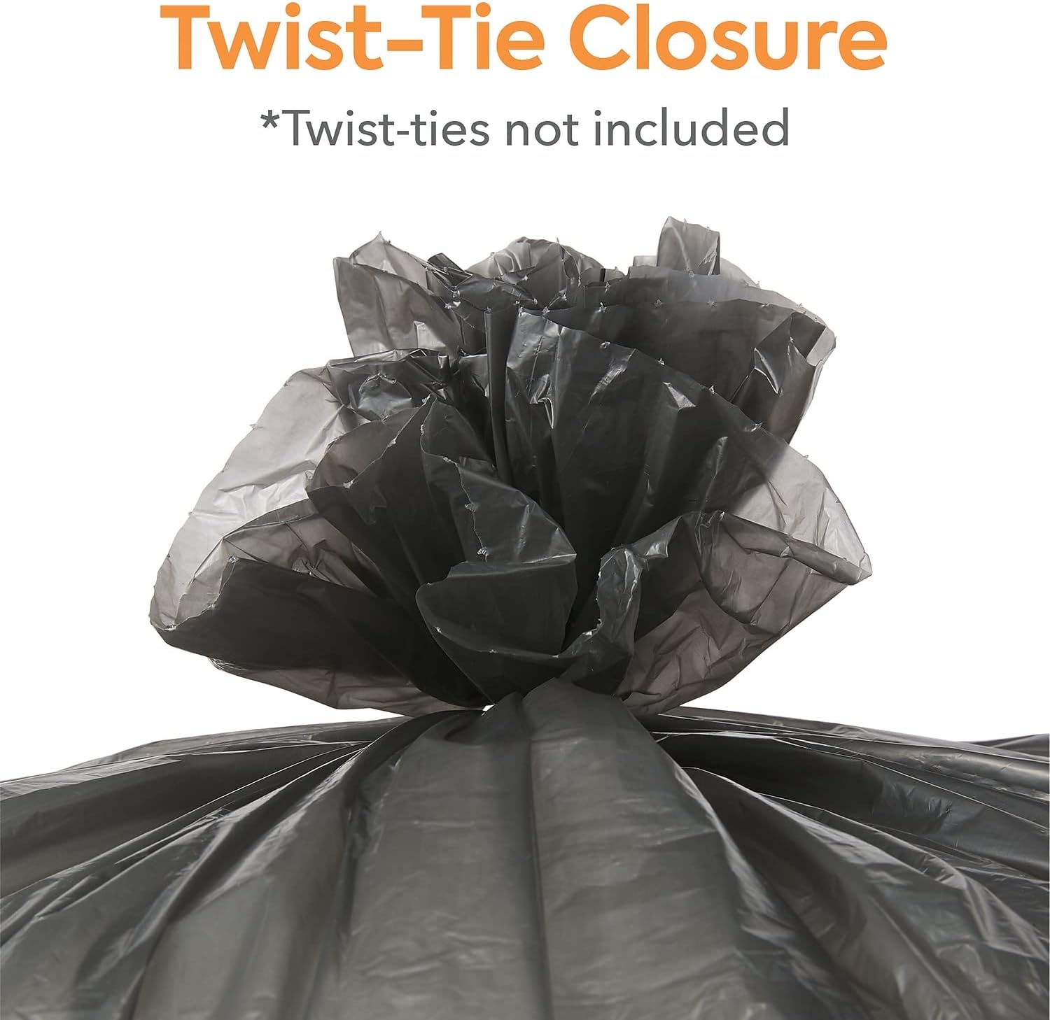 Professional 20-30 Gallon Trash Bag, 30" x 36", Low Density, 0.45 mil, Black, 250 Bags/Box