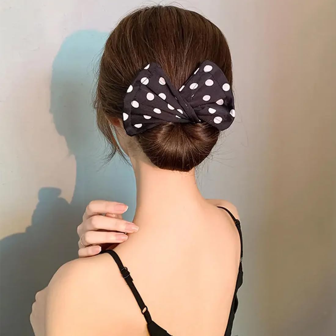 Confezione da 4 nodi per capelli, bigodini pigri, bigodini per capelli alla moda