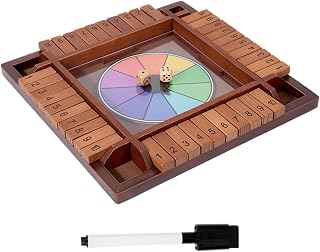 Tärningsspel - trätärningsspel, fyrsidig digital schack, bordsstrategi | pedagogisk leksak | för föräldrar, vuxna, studenter, familjeresor, , diverse