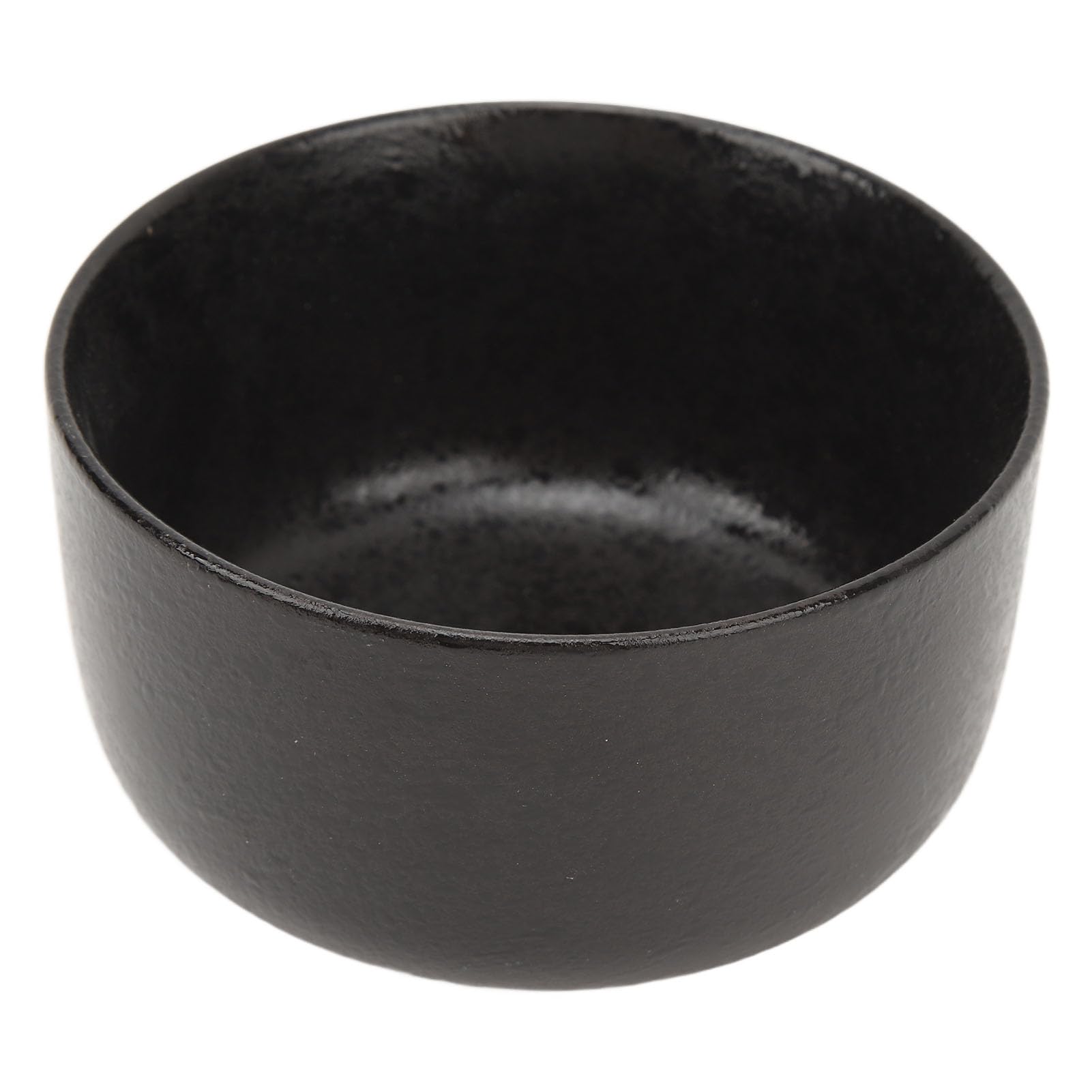 Tea Ceremony Set, Tea Bowl Teaspoon Handmade Matcha Set for Tea Making (Black)